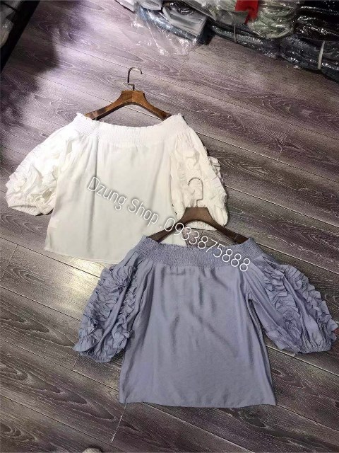 Áo trễ vai cách điệu 