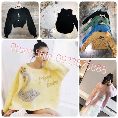 BST SET ÁO LEN SIÊU CẤP NEW HOT THU ĐÔNG 2018