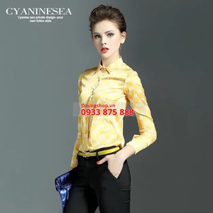 Áo sơ mi lụa thời trang xuân hè 2016