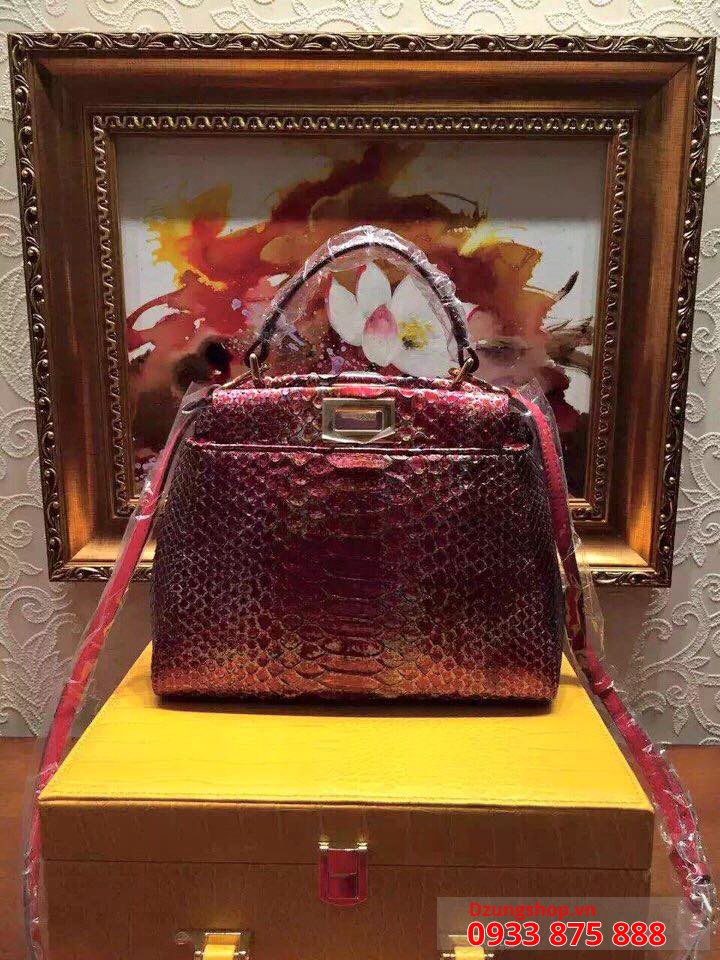 Túi xách thời trang nữ kiểu da rắn